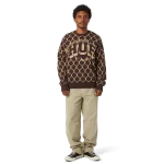 Huf Breakthrough Crewneck Sweater Bison KN00557-BISON - Image 6