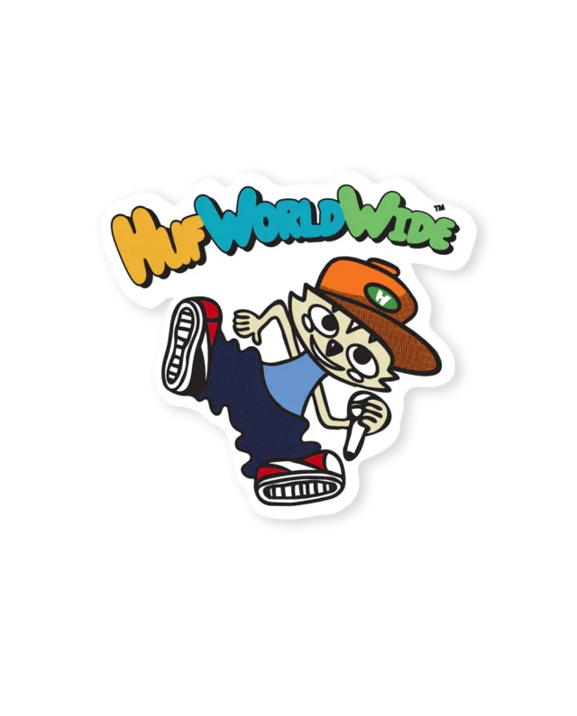 Huf Chop Kick Block Sticker Multi AC01127-MULTI-O/S - HUF