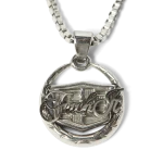 Huf Emblem Pendant Silver AC01115-SILVR-O/S - Image 2