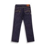 GRIMEY THE PLANET REGULAR DENIM PANTS RAW BLUE GJLP296-RBLU - Image 2