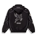 GRIMEY RACE WAR PULL OVER JACKET BLACK GPVJ199-BLK - Image 6
