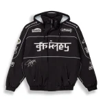 GRIMEY RACE WAR PULL OVER JACKET BLACK GPVJ199-BLK - Image 7