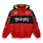 GRIMEY RACE WAR PULL OVER JACKET RED GPVJ199-RED