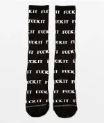 HUF FUCK IT FLYER SOCK BLACK SK00909-BLACK - Image 3