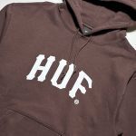 HUF Arch Pullover Hoodie Bison PF00759-BISON - Image 2