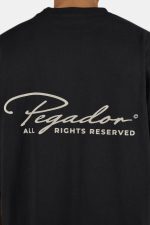 PEGADOR PIKE OVERSIZED TEE WASHED BLACK 6131-002/097 - Image 2