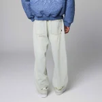 GRIMEY ROYAL PAW BIG BOY DENIM PANTS WASHED LIGHT BLUE GBBDJ292_WBLU - Image 4