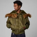 GRIMEY THE PLANET N-2B FLIGHT JACKET GFJN198-GRN - Image 6