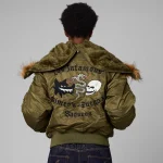 GRIMEY THE PLANET N-2B FLIGHT JACKET GFJN198-GRN - Image 4