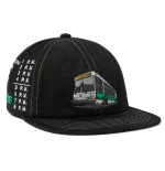HUF Transport Connection Snapback Hat Black HT00886_BLACK