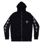 AMERICAN SOCKS Don't Look Back Zip Hoodie Black ASG140 - Image 6
