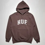HUF Arch Pullover Hoodie Bison PF00759-BISON - Image 3