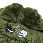 GRIMEY THE PLANET N-2B FLIGHT JACKET GFJN198-GRN - Image 7