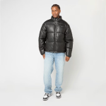 KARL KANI METAL SIGNATURE PU LEATHER PUFFER KM253-050-1 - Image 5