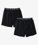 LOUSY LIVIN BOXERBRIEFS BOXERSHORTS BLACK 2 PACK LUUVBP2P