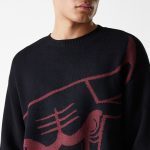 New Era Chicago Bulls NBA Knit Black Oversized Knit Sweater 60684339 - Image 3