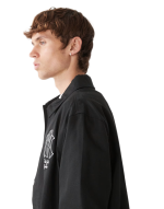 New Era New York Yankees MLB Twill Black Coaches Jacket 60684316 - Image 4