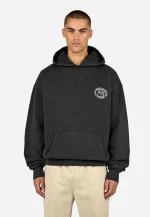 PEGADOR HAARLEM OVERSIZED HOODIE VINTAGE BLACK PGDR-6529-065 - Image 3