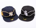 New Era New York Yankees MLB Chain Wrap Black 59FIFTY Fitted Cap 60691170 - Image 5