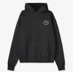 PEGADOR HAARLEM OVERSIZED HOODIE VINTAGE BLACK PGDR-6529-065