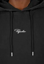 PEGADOR TOWSON TERRY OVERSIZED HOODIE VINTAGE BLACK PGDR-6560-065/539 - Image 2