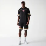 New Era San Francisco 49ers NFL Mesh Black Shorts 60684370 - Image 5