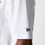 New Era Pizza Club Graphic White Oversized T-Shirt 60684397 - Image 3