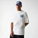 New Era Skate Graphic Open White Oversized T-Shirt 60684400