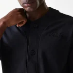 New Era Pinstripe Black Jersey 60684418 - Image 3
