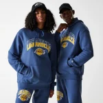 New Era Oversized LA Lakers NBA Arch Graphic Sweatshirt 60684508 - Image 5