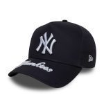 New Era New York Yankees MLB Visor Hit Navy 9FORTY E-Frame Adjustable Cap 60691075