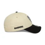 New Era Las Vegas Raiders NFL Wordmark Cream 9FORTY Adjustable Cap 60691263 - Image 2