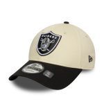 New Era Las Vegas Raiders NFL Wordmark Cream 9FORTY Adjustable Cap 60691263