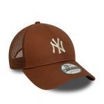 New Era New York Yankees MLB Homefield Brown 9FORTY Trucker Adjustable Cap 60691408 - Image 3