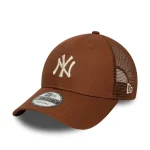 New Era New York Yankees MLB Homefield Brown 9FORTY Trucker Adjustable Cap 60691408
