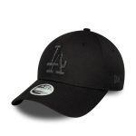 New Era LA Dodgers Womens MLB Metallic Logo Black 9FORTY Adjustable Cap 60691412