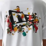 NEW ERA X NETFLIX SQUID GAME GRAPHIC WHITE OVERSIZED SHORT SLEEVE T-SHIRT 60767033 - Image 3