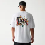 NEW ERA X NETFLIX SQUID GAME GRAPHIC WHITE OVERSIZED SHORT SLEEVE T-SHIRT 60767033 - Image 2