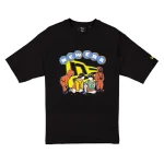 NEW ERA X NETFLIX SQUID GAME GRAPHIC BLACK OVERSIZED SHORT SLEEVE T-SHIRT 60767034 - Image 5