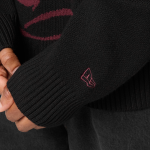 New Era Chicago Bulls NBA Knit Black Oversized Knit Sweater 60684339 - Image 4