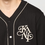 KARL KANI LEGACY WAFFLE BASEBALL JERSEY BLACK KM254-003-1 - Image 2
