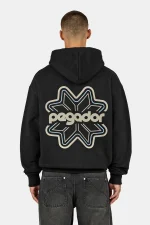 PEGADOR OPOLE OVERSIZED HOODIE WASHED BLACK PGDR-6543-002 - Image 2