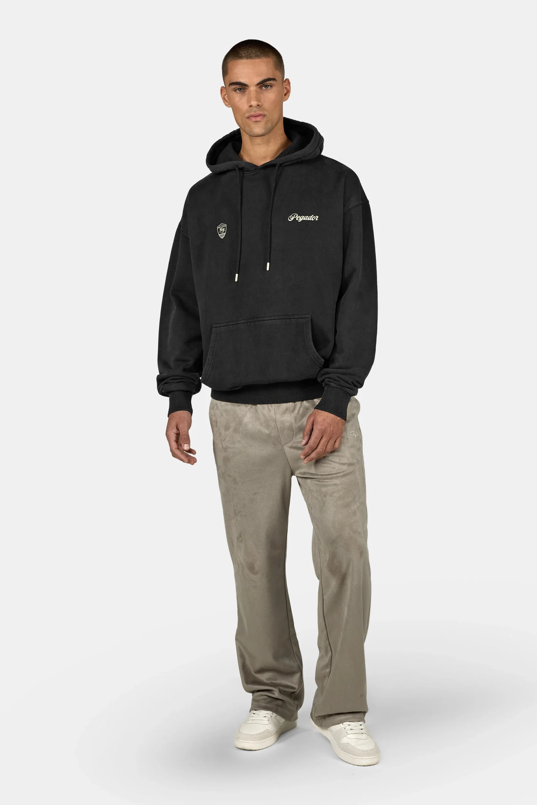 PEGADOR NAMUR OVERSIZED HOODIE VINTAGE BLACK PGDR-6712-065 - Image 4