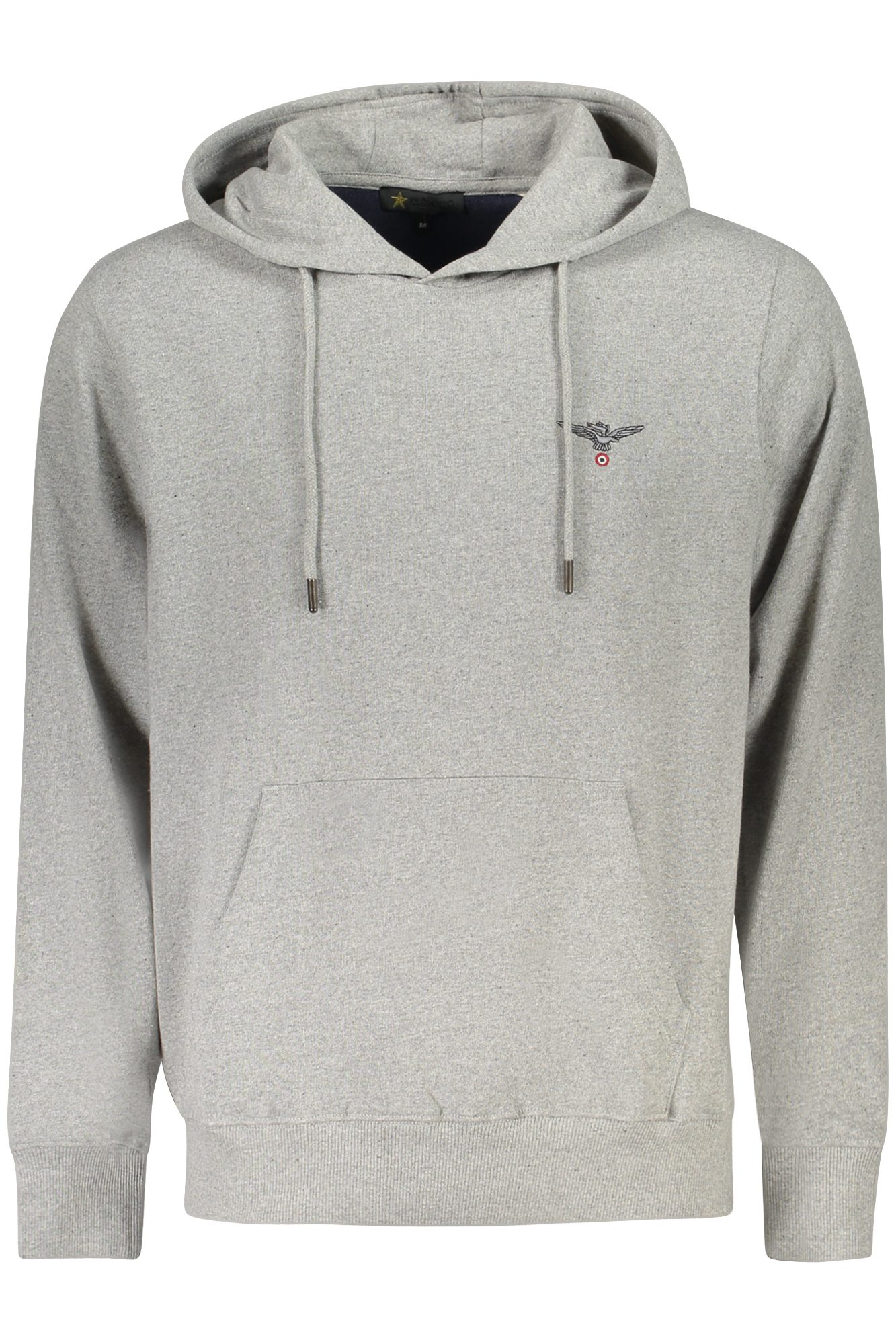 accademiamilitarefelpaconzipuomogrigio_1 MILITARY ACADEMY MEN'S GRAY ZIP-UP SWEATSHIRT - Image 1