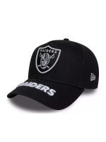 NEW ERA LAS VEGAS RAIDERS MLB VISOR HIT BLACK 9FORTY E-FRAME ADJUSTABLE CAP 60691073
