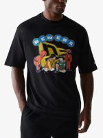 NEW ERA X NETFLIX SQUID GAME GRAPHIC BLACK OVERSIZED SHORT SLEEVE T-SHIRT 60767034 - Image 4
