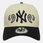 New Era New York Yankees MLB Paisley White 9FORTY E-Frame Adjustable Cap 60691069 - Image 6