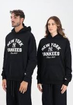 New Era MLB Heritage New York Yankees Black Oversized Pullover Hoodie 60684323 - Image 5