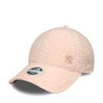 New Era New York Yankees Womens MLB Borg 9FORTY Adjustable Cap Pastel Pink 60691314