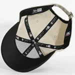 New Era Chicago Bulls NBA Colour Block Cream 9FORTY Adjustable Cap 60691267 - Image 4